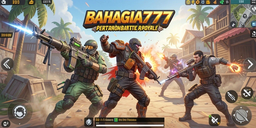 Tampilan seru saat melakukan pertempuran di BAHAGIA777.