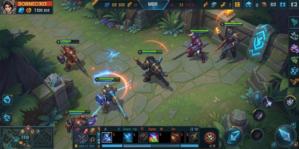 Gameplay seru dan strategis dari BORNEO303 dalam aksi.