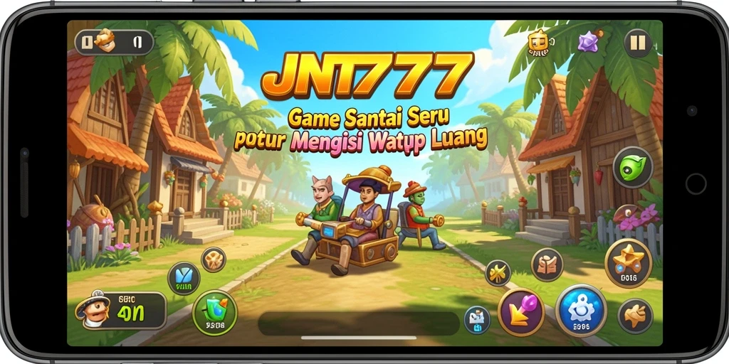 Tangkapan layar utama JNT777 menampilkan gameplay yang menyenangkan dan interaktif.