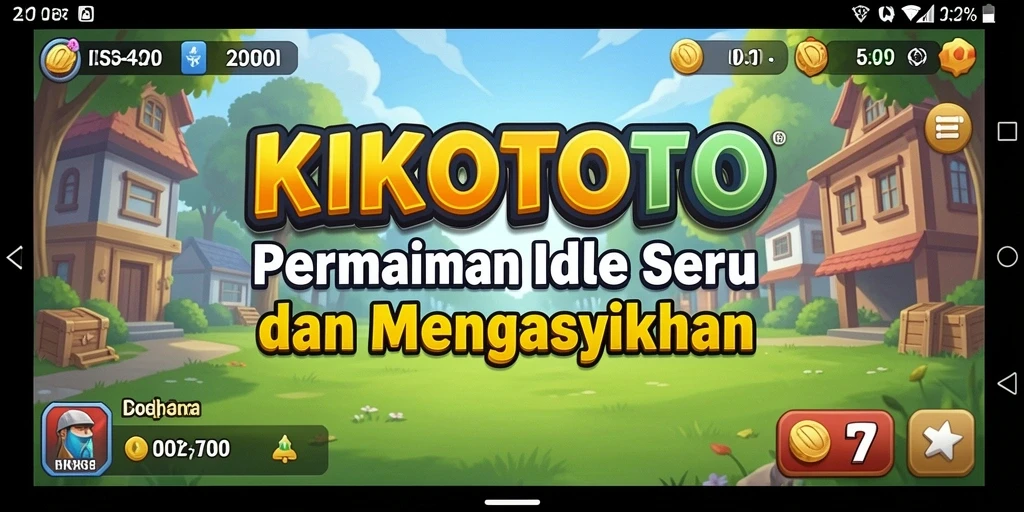 Tampilan gameplay KIKOTOTO yang menarik dan penuh warna.