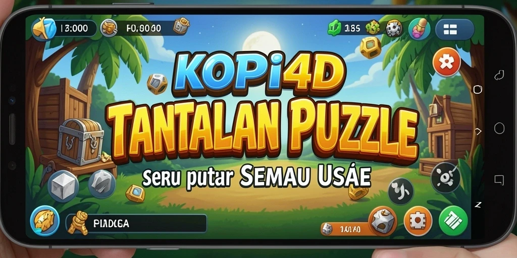 Tampilan gameplay seru dari KOPI4D dengan berbagai tantangan puzzle.