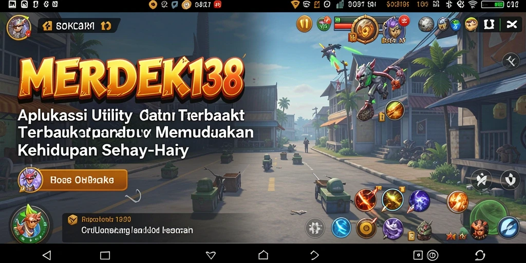 Tampilan antarmuka MERDEKA138 yang intuitif dan modern.