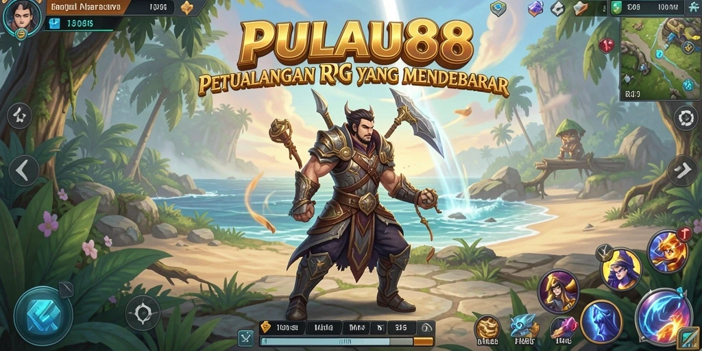 Gameplay seru dan aksi mendebarkan di PULAU88.