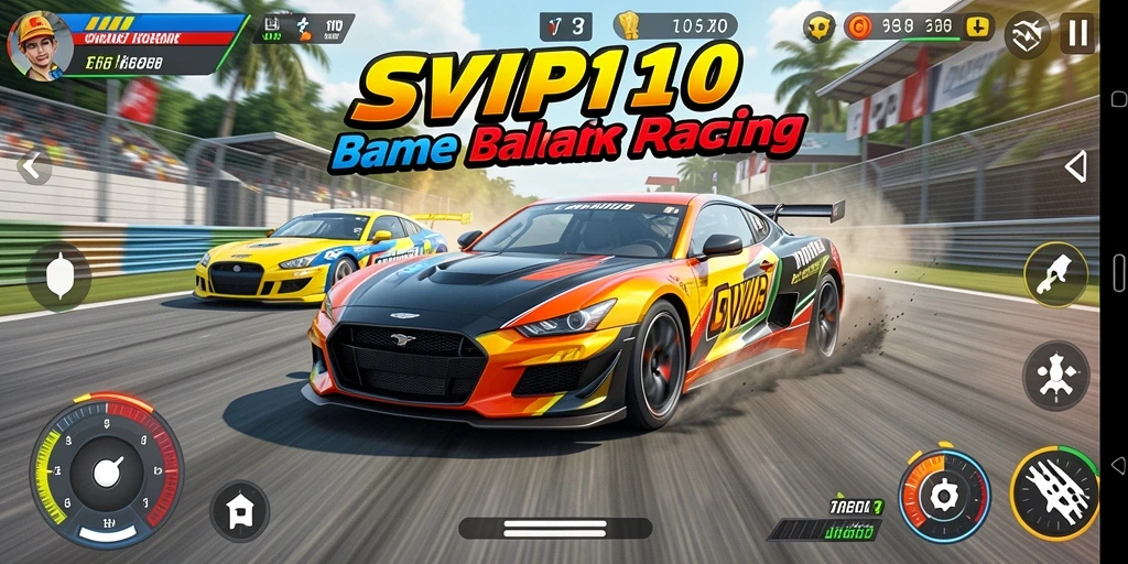 Gameplay balap mendebarkan di SVIP10 dengan grafis memukau.