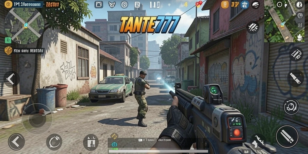 Tangkapan layar TANTE777 menampilkan aksi tembak-menembak yang mendebarkan.